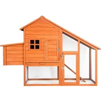 米国ストックトップマックスペットウサギハッチ家の装飾小動物のための木造住宅チキンコープ（ブラックフライデーのためのプロモーション、価格は最後のUN1760