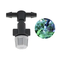 Gray Garden Fog Nozzle Pressure Sprayer Drip Irrigation With 4 / 7mm Tees Connector Watering Sprinklers Mist 200 Pcs Y200106