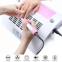 Nail Drill & Accessories Multifunctional Manicure Machine 5 In 1 Electric Polisher Shop Special UV LED Lamp Vacuum Cleaner