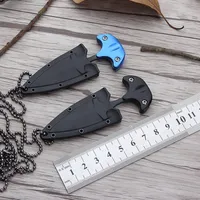 Outdoor-Werkzeuge Multifunktionsmini hängende Halskette Messer Protable Outdoor-Camping-Messer-Rettungs-Überlebens-Werkzeug-Tee-Messer-Werkzeug