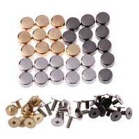 Wear Protection Bag Bottom Studs Rivets For Bag Feet Screw DIY Leather Buttons Screw For Bags Hardware Belt Accessories