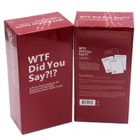 Wholesale wtf avez-vous dit un jeu de fête contre toute la dignité et la moralité Game Game XL ensemble de 594 cartes