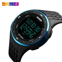 SKMEI 1219 Men Digital Watch LED Display Waterproof Male Wristwatches Chronograph Calendar Alarm Sport Watches Relogio Masculino 220121