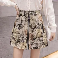 2020 gonne femminile Faldas Butterfly Halloween Flow Floral Plus Black Skirt Summer Short Short Tutu Jupe Femme1