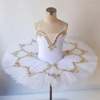 Scen slitage rosa blå vit ballerina klänning professionell ballett tutu barn barn flickor vuxen svan sjö kostymer balet kvinna outfits1