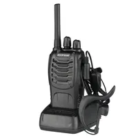 BF-888s Handheld Walkie Talkies 5W 400-470MHz 16-ch Preto Dois Way Radio Interphone Mobile Portable Navio de EUA