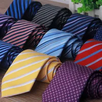2020 Fashion Stripe Bussiness suit Necktie Wedding Groom Tie Neck Ties for Men Fashion Accessories Gentleman Business Wear Drop Ship