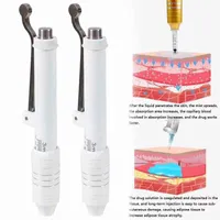Caneta de hialuron nebulizador não invasivo 0.3 White Black Meo Gun Hyaluron Gun para Anti Wrinkle Lip Lifting Agulha livre para injetador de enchimento de lábio