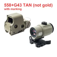 Hot Tactical G43 3X +558 lente de magnifier combo vista com o interruptor para o lado STS QD montagem apta para uma arma de rifle de trilho de 20mm