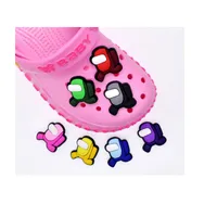 New Boys Girls Lchildren Dibujos animados PVC Zapato Charms Hebillas de zapatillas Figura de acción Fit Brazalets Croc Jibz Accesorios de zapatos para niños Regalo