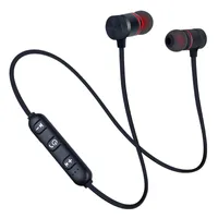 Fones de ouvido sem fio Bluetooth Headset Esportes Neckband Earbuds Magnéticos HD Stero Music Headphones para telefones inteligentes