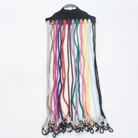 Candy Color Eyeglasses Straps Sunglasses Chain Anti-Slip String Ropes Band Cord Holder 12pcs lot a10