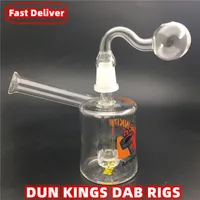 14mm glass oil burner pipe mini beaker bong Hookahs birdcage perc Dunkin's cup Dab Oil Rig thick smoking water pipe