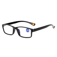 Lettura degli occhiali da vista Presbiopic Spectacoles Clear Glass Lens Unisex senza montatura Anti-Blue Occhiali Light Blocco per telaio 1.0 4.0 2021