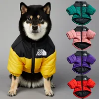 American Tide Brand Dog Face Face y Rain Tray Dog Winter Winter Warm Caída Rair Pet Algodón Chaqueta acolchada