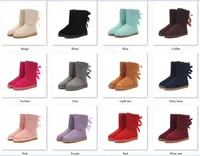12 ألوان أعلى مصمم الثلوج أحذية النساء الأحذية قصيرة البسيطة الكلاسيكية الركبة طويل القامة الشتاء الأحذية القوس الكاحل bootie الجوارب المضادة للانزلاق الأحذية 34-43