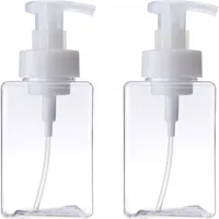 450 ml 15oz Skumningsflaska Plastfyllningsflaskor Tomma behållare Tvål Dispensrar PETG Pumpflaska för badrum