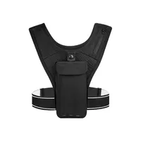 Running Jerseys Comfortable Cycling Universal Outdoor Sports Vest Phone Holder Unisex Adjustable Belt Reflective Climbing Breathable