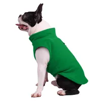 Vêtements de chien d'hiver automne extérieur Pure Couleur Fashion Gardez la veste de chiens en molleton chaud Fournitures pour animaux de compagnie Nouveau motif vente chaude 9 9BL J2