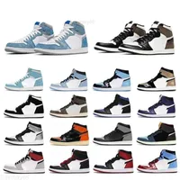 {5.5-13}2021 Jumpman 1 1s JORDÁN Basketball Shoes University Blue Dark Mocha Twist Shadow Silver Toe Mens Trainers Sport Sneakers Size Us 5.5-12