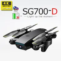 SG700D 무인 항공기 4K HD 듀얼 카메라 WiFi 전송 FPV 광학 흐름 RC 헬리콥터 무인 항공기 RC Drone Quadcopter Dron 장난감