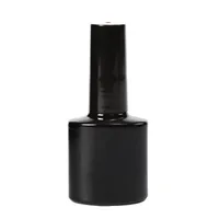 10 ML Lege Clear / Black Oblate Glass CND-fles met borsteldop voor nagellak fototherapie gel