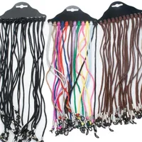 Candy Color Eyeglasses Straps Sunglasses Chain Anti-Slip String Ropes Band Cord Holder 12pcs lot Wholea51 a19