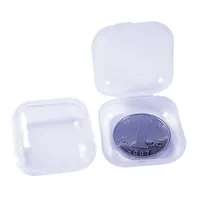 Mini Limpar Caixa De Plástico Pequena Jóias Earplugs Caso De Armazenamento Contêiner Bead Composição Organizer Presente