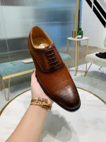 2021 hombres ocasionales del cuero genuino de los holgazanes de los hombres de boda formal del vestido de los zapatos de la marca de visita elegantes del dedo del pie acentuado con cordones de Oxford Tamaño 38-44