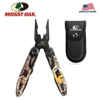 Mossy Oak Multi Tools 21 em 1 Folding Alicate Fio Stripper Multi Alicates Outdoor Survival Kits Multitool Camping Tools Y200321