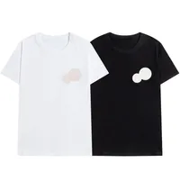 Mens T-shirt Mode Personliga män och kvinnor Design T-shirts Kvinnliga Tshirts Högkvalitativa Tees Black and White Cott