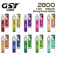 GST CHAM Disposable Pod Device Kit 2800 Puffs 1250mAh Battery 7.5ml Prefilled Vape Bar Stick Pena12a44200O