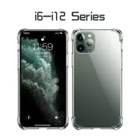 Transparent Clear Phone Case ShockoProof Soft TPU Back Cover Fodral för 2020 iPhone iPhone 12 iPhone X 11 11PRO Max
