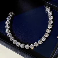 Fine Fairy Platinum Shiny Crystal Love Bracelet Women's Luxury Fashion S925 Sterling Silver Brand Jewelry European Hot 2022 NEW