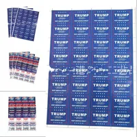Praça auto viscosidade Adesivos 2020 América Presidente Donald Trump Flags Sticker Keep America Grande Líder Eleição Paster 1QF G2