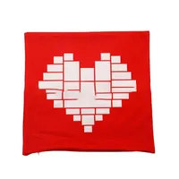 Sublimation Blank Pillow Case Red Love Heart Morbido Pillowcase Moon Star Pillowcases Uomo Donna Moda di alta qualità 8ex P2