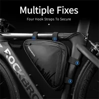 ROCKBROS Bike Bicycle Front Frame Triangle Bag Ultra-light Tube Small Packet Repair Tool Pouch Cycling Outdoor Sports Accessory 220118