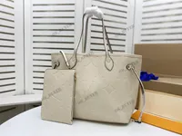 Högkvalitativ mode kvinnor shoppingväska Tote handväska handväska axel datum kod serienummer blomma 2021 blommor designer väskor M40995A1