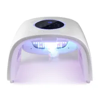 Fällbar LED Light Therapy PDT Photon Facial Machine med Steam Spray Skin Föryngring ärr Removal Laser Hair Regrowth LED Beauty Device
