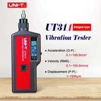 UNI-T UT311 Digital vibrationstest Acceleration Hastighetsförskjutning Mät 2K Räkna LCD-skärm Integrerad typ vibrometer