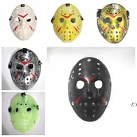 Retro Jason Mask Bronze Halloween Costume Cosplay Costume Masquerade Maschere Horror divertente Faccia Maschera Hockey Party Easter Festival Fornitie RRB14389