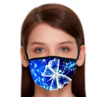 Butterfly Pattern 3D Printing Face Mask with Cotton Reusable Masks Out Door Sport Riding Fashion Whole a26