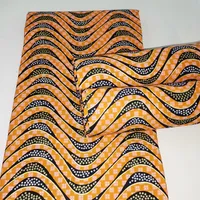 جودة عالية جديد أقمشة الشمع الأفريقي القطن طباعة راب الباتيك أنقرة النيجيري الحرير الأصلي المواد الذهبية الحقيقية