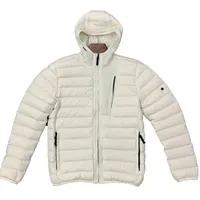 21FW 겨울 따뜻한 밝은 색 후드 다운 자켓 패션 블랙 다운 재킷 캐주얼 슬리빙 조끼