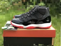 Chaussures Basketball Running Bred 11 Black Red Xi Men 45 Concord High Cut Gym Midnight Navy Space Jam 72-10