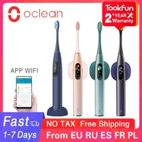 Oclean X Pro Sonic Elektrikli Diş Fırçası Beyazlatma Diş Vibratör Kablosuz Fırça 40 Gün Ultrasonik Temizleyici Akıllı App WiFi Kontrol 220224