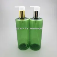 BEAUTY MISSION 12 جهاز كمبيوتر شخصى / الكثير 500ML لوسيون الأخضر زجاجة مضخة كبيرة الحجم عالية الجودة لجل الاستحمام شامبو فارغة من البلاستيك