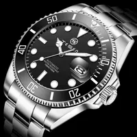 Tesen Brand New 43mm Men Luxury Automatic Mechanical Watches 316l Stainless Steel Sapphire Glass Luminous Waterproof Watch
