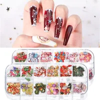 1 Set Mix Nail Wood Pulp Small Flowers Materials Epoxy Resin Mold Fillings Decorative Stickers For Handmade DIY Making Nails Art Crafts