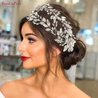 YouLaPan HP304 Bridal Tiaras for Wedding Hair Piece Crystal Headpiece Headpieces Bride Jewelry 220125